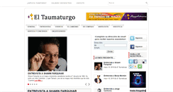 Desktop Screenshot of eltaumaturgo.com